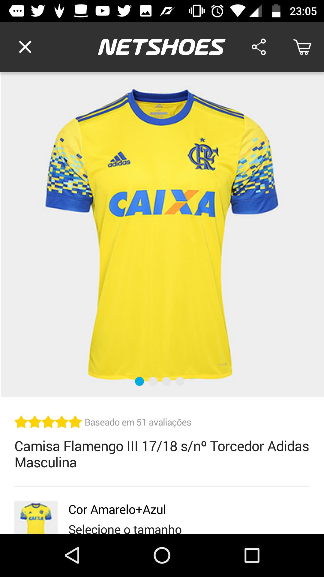 netshoes camisa do flamengo 2018
