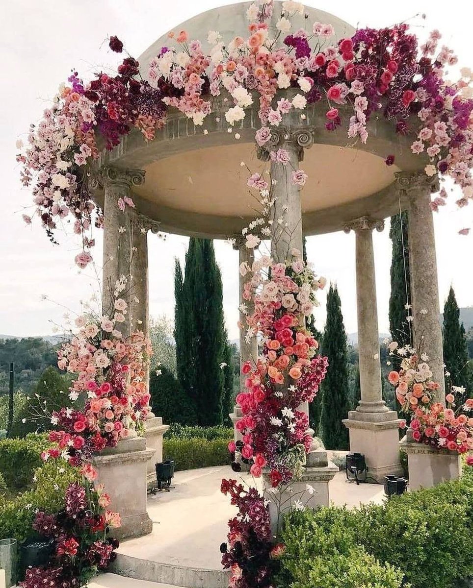 syeventsinc's tweet image. Morning Inspiration for a breathtaking #Ceremony.  #Wedding #AltarDecor