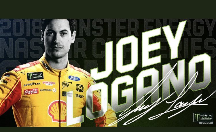 NASCARStream's tweet photo. Congrats @joeylogano! #NASCAR #2018Champion Great job! https://t.co/LHPMrUNN47