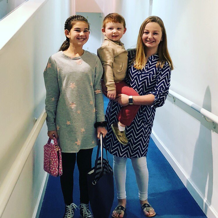 halderstewart's tweet photo. So thankful for our blessings and that we can all attend church together as a family ❤️ #trainupachildinthewayheshouldgo #blessedlife❤ #framilylove #giveGodtheglory @_Bryan_Stewart @michellehudd https://t.co/wLKg5IHzyu