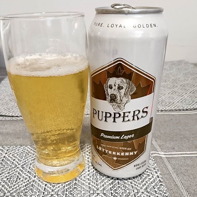 Honestly, I had my doubts about this beer based on a TV show...but who could say no to that face?? It's actually surprisingly good for a light beer. #letterkenny #whosagoodboye #puppers #beer #canadiana ift.tt/2A16eb5