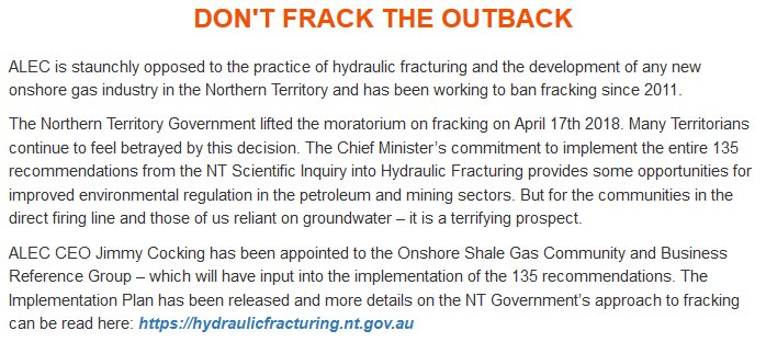 WgarNews's tweet photo. @WhteRbbnAdvocat @JennyPineapple2 @AshRi373 @anne_clothier @TaniaMihailukMP @ShoebridgeMLC @SNAICC_CEO @OddemocracyA @Absurd_Penguin @RachelQuayle08 @colleenmenzies @rationalbitch @FrackFreeNT @FrackFreeWA @davrosz @bugwannostra @vmp9 @LesStonehouse @BloggerMe3 @georgina_116 @DeboraMorf @LockTheGate @FLACCoal @BenPennings @beneltham @ActOnClimate @FaiMujer @NotleyTrevor @GoldCoastNurse @_STICS_ @EastArnhemRC @WestArnhem @TreatyNow @VoiceMakarrata @JillGallagherAO @tommayor11 @nt_branch_mua @MichMyersMUA @bevhenwood #DontFrackTheOutback
#AridLandsEC: "Fracking will exponentially increase NT #CarbonEmissions, & #BanningFracking is of #NationalImportance. #ALEC is committed to #SupportingCommunities in #FiringLine of #fracking"
#DontFrackTheTerritory
#DontFrackTheNT
https://t.co/5ggjO0tpw6 https://t.co/lqjghKiGrH