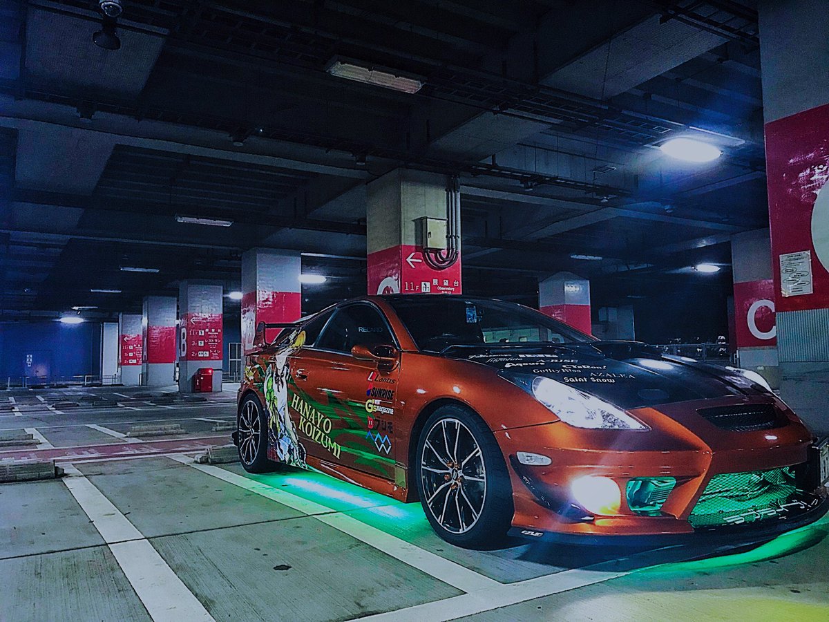 龍壱 がぶりえら痛車 9 26daydream Twitterren 仕様変更完了 日産のアルティメイトシャイニーオレンジで全塗装 Diy して 新旧メイド仕様のかよちんを両サイドに貼りました ٩ ˊᗜˋ و 頻度は多くないかもですが またイベントに展示していきたいと思います