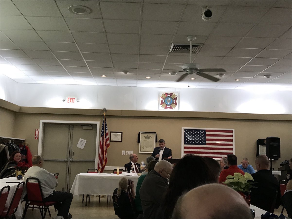 Keith Merrill, Brunswick High School head principal, was awarded the VFW Veteran of the Year tonight. A very high honor. Congratulations! 
#brunswickPRIDE #BtheDIFFERENCE 

Photo Credit: Mark Belkofer