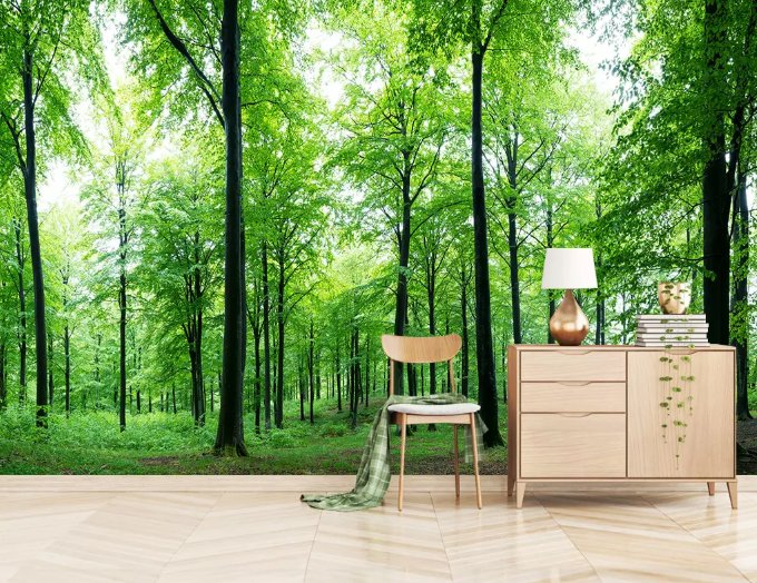 pikocean's tweet photo. Do you like tropical rainforest? Here is the amazing 3D design, put the forest on the wall😏! #interiordesign #removablewallpaper #3dwall #misty #forest https://t.co/dmHpJjWhMp https://t.co/cyq2T71OT9