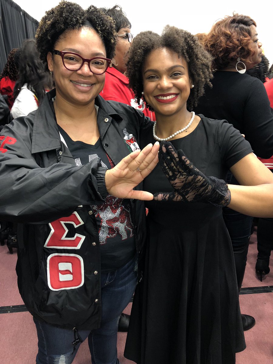 TheMrsJonesAP's tweet image. So proud to spend the day welcoming my very own into the Illustrious Sisterhood of @dstinc1913 ♥️ 🐘#DevastatingDiva #Sorors #XiChapter #DST #OOoop #ShesADELTA