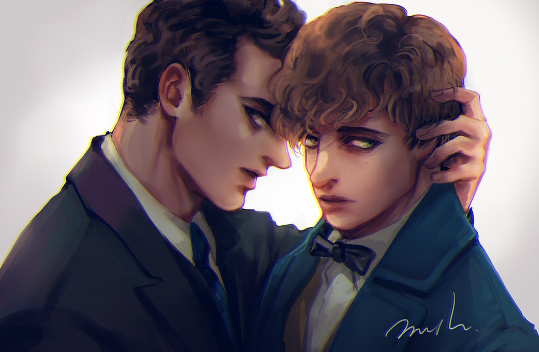 mushbuzz_art's tweet image. Theseus &amp;amp; Newt 
#FantasticBeasts #TheseusScamander #NewtScamander