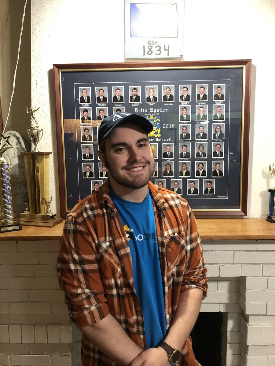 DeltaUpsilonWSU's tweet photo. Brogan’s beard is still going strong after 2 weeks, @wsuDG! https://t.co/eQfRiQd11P