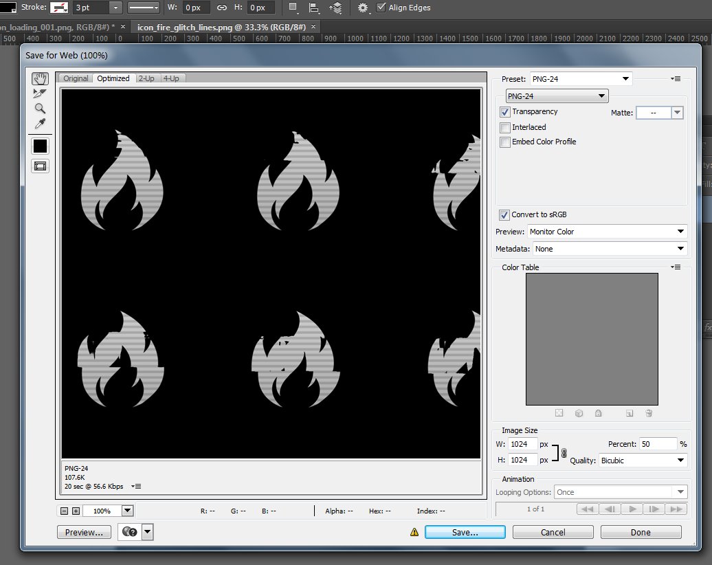 chilakiller's tweet photo. ⚡️💡⚡️This sprite sheet generator script is realiable and easy to use. Thanks @JohnWordsworth Good job! 😃 
https://t.co/3kh38Mnh1l

____

#gamedev #2danimation #animation #photoshop https://t.co/sykWBP9CoD