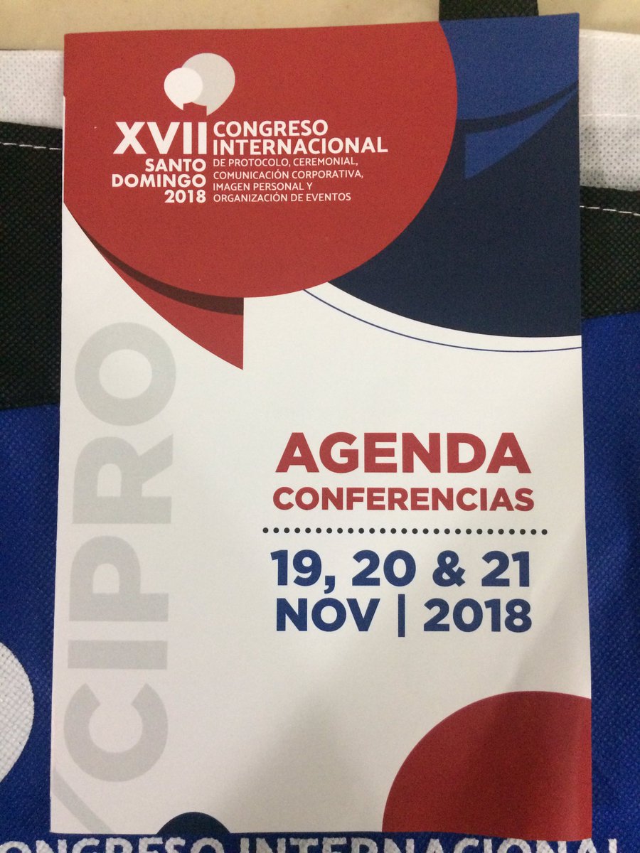 NBStudioAttache's tweet photo. #YaAcreditada nuestra Directora @murrusha #VenezuelaPresente🇻🇪 #CIPROSANTODOMINGO18 @CongProtocolo #HotelElEmbajador @anprocep @AttacheSC #AttacheSC @cifodepattache #CifodepAttache @nbstudioattache #NBStudioAttache @CoachingEventos #CoachingEventos @coachingdanza #CoachingDanza https://t.co/ebIicRvK2a