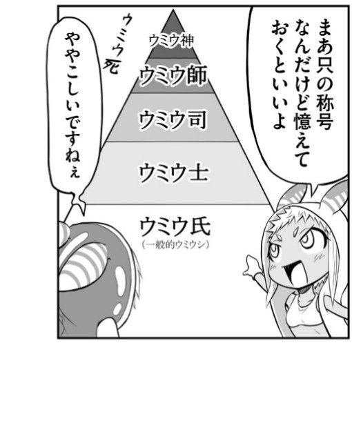 うみうしごと第16話更新されました!
ウミウ士もちゃんと出世できる という明るい展望もありつつ出世しきった末路を垣間見る話…かもしれない。そんな話です。

https://t.co/1AfZxadyEU 