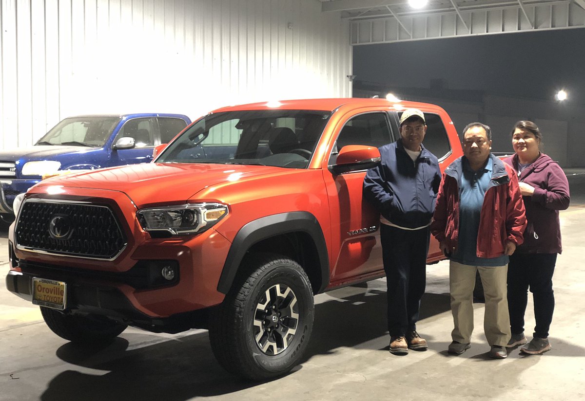 Ask4Thai's tweet photo. #Congratulations! Thank you for your local business and support, Kong #2018Tacoma #Toyota #TRD #OffRoad #4x4 #Truck #ToyotaCare #ToyotaFinancial #TrueCar #OrovilleCa #Gridley #ParadiseCa #BiggsCa #DurhamCa #LiveOakCa @Ask4Thai #Tacoma https://t.co/Se6gWRdv4B
