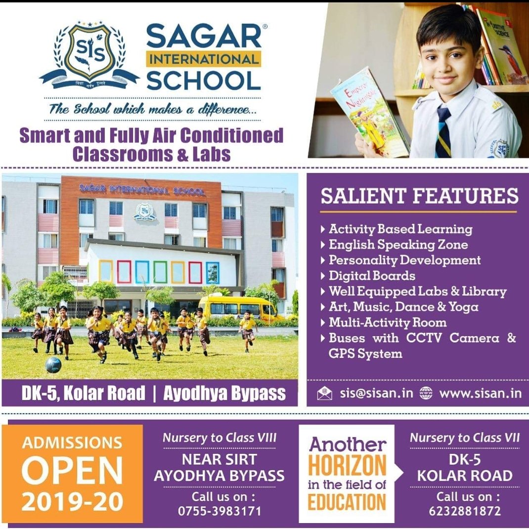 akashtiwarisgi's tweet photo. 👨‍👩‍👧‍👧 Admissions Open 👨‍👨‍👦‍👦

Hurry Up !!!!!!!!!!

The SAGE Group is opening  new school Sagar International School at Danish Kunj,Kolar Road,Bhopal.Admission Open (Nursery to VIll standard)

#SagarInternationalschool
#Sirtbhopal
#SageIndore
#Acc https://t.co/JFpj2IAdgp