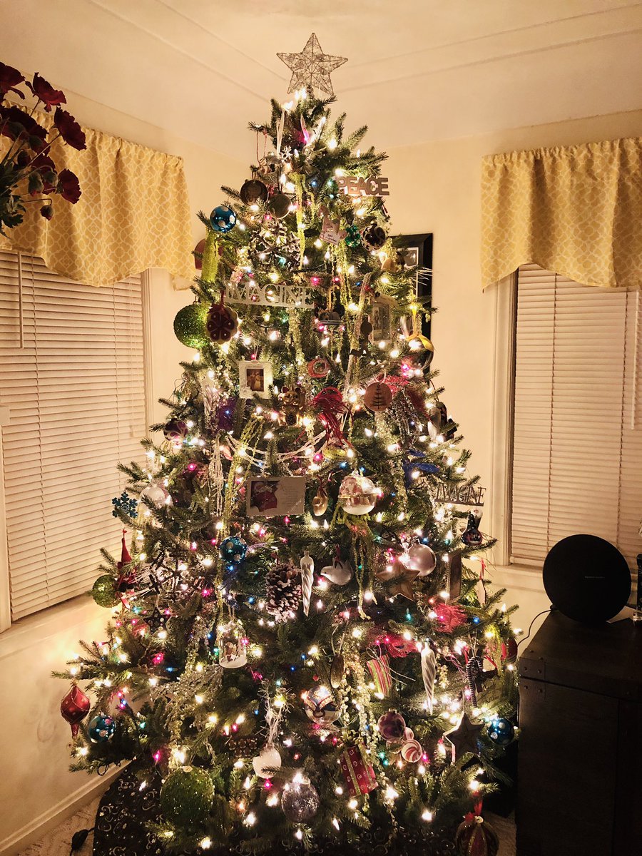 It’s beginning to look a lot like Christmas. We make sure that we get ornaments when we go on trips or special occasions and I love remembering the memories when we put up the tree. The 2018 tree has 3 new additions.  My heart is smiling! 💛