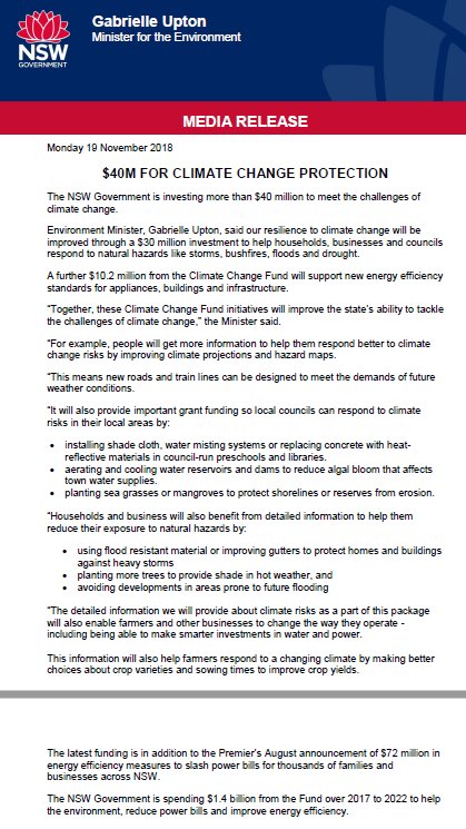 The Hon Gabrielle Upton tweet media