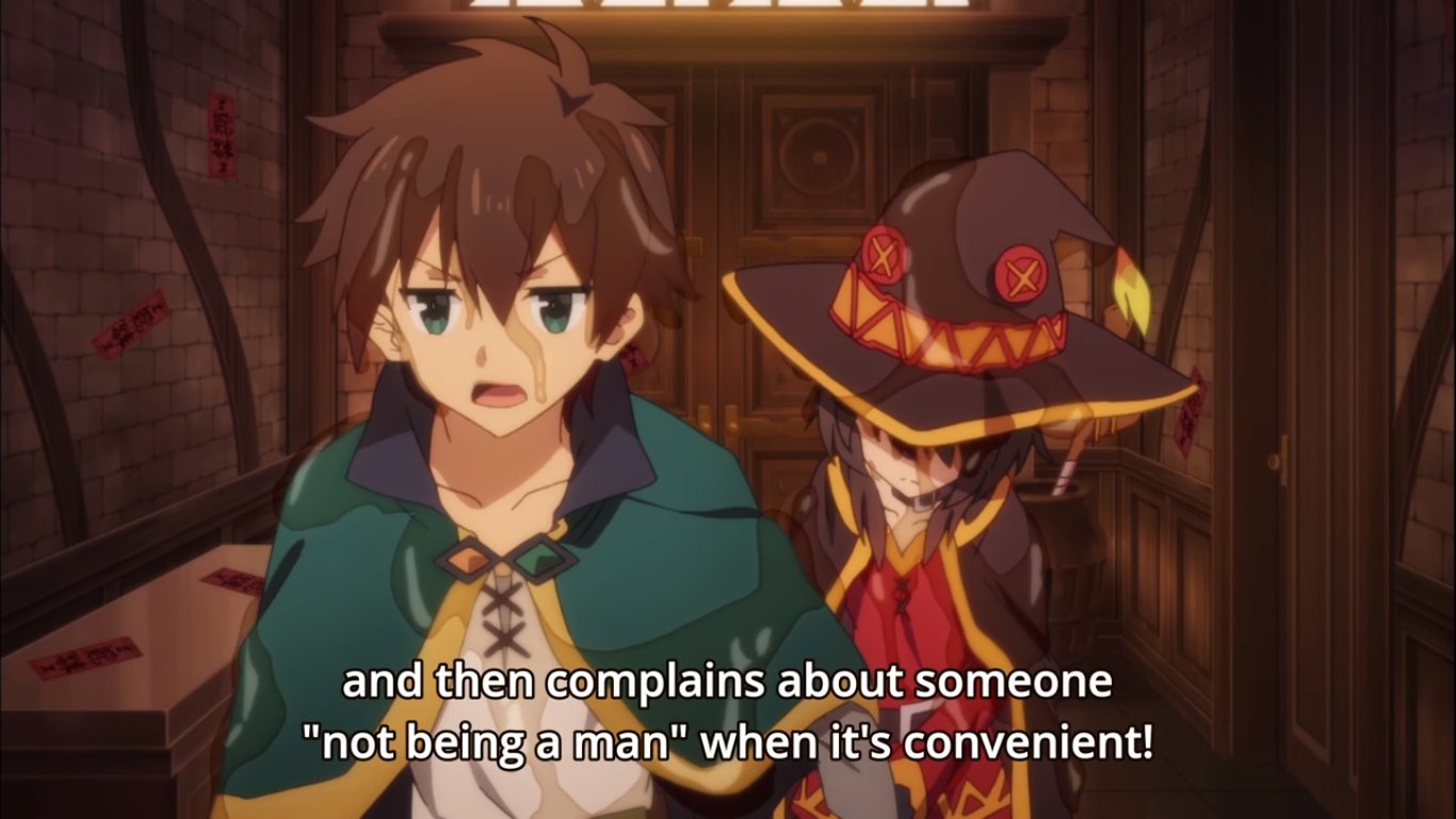 B.D. on X: Why Kazuma is one of the best male anime characters of all  time. #Konosuba #このすば  / X