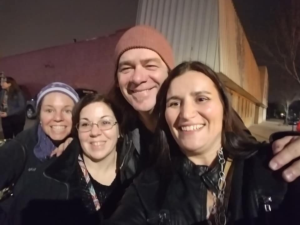 sherril79's tweet photo. Travelled 3.5 hours for an awesome evening with my two best friends and a great concert! Thank you @alanthomasdoyle ! #comeoutwithmetour https://t.co/A3YoUftjNi