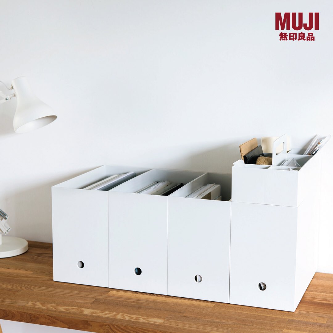 PondokIndahMall's tweet photo. This multifunction polypropylene box can be used for storing document, books or any accessories that needs vertical store. Available in any size, this box is the solution for your storage idea.
 
#stainlessunit #clothorganizer #muji #mujiindonesia #無印良品 #無印良品インドネシア https://t.co/1WtfU6D2Le