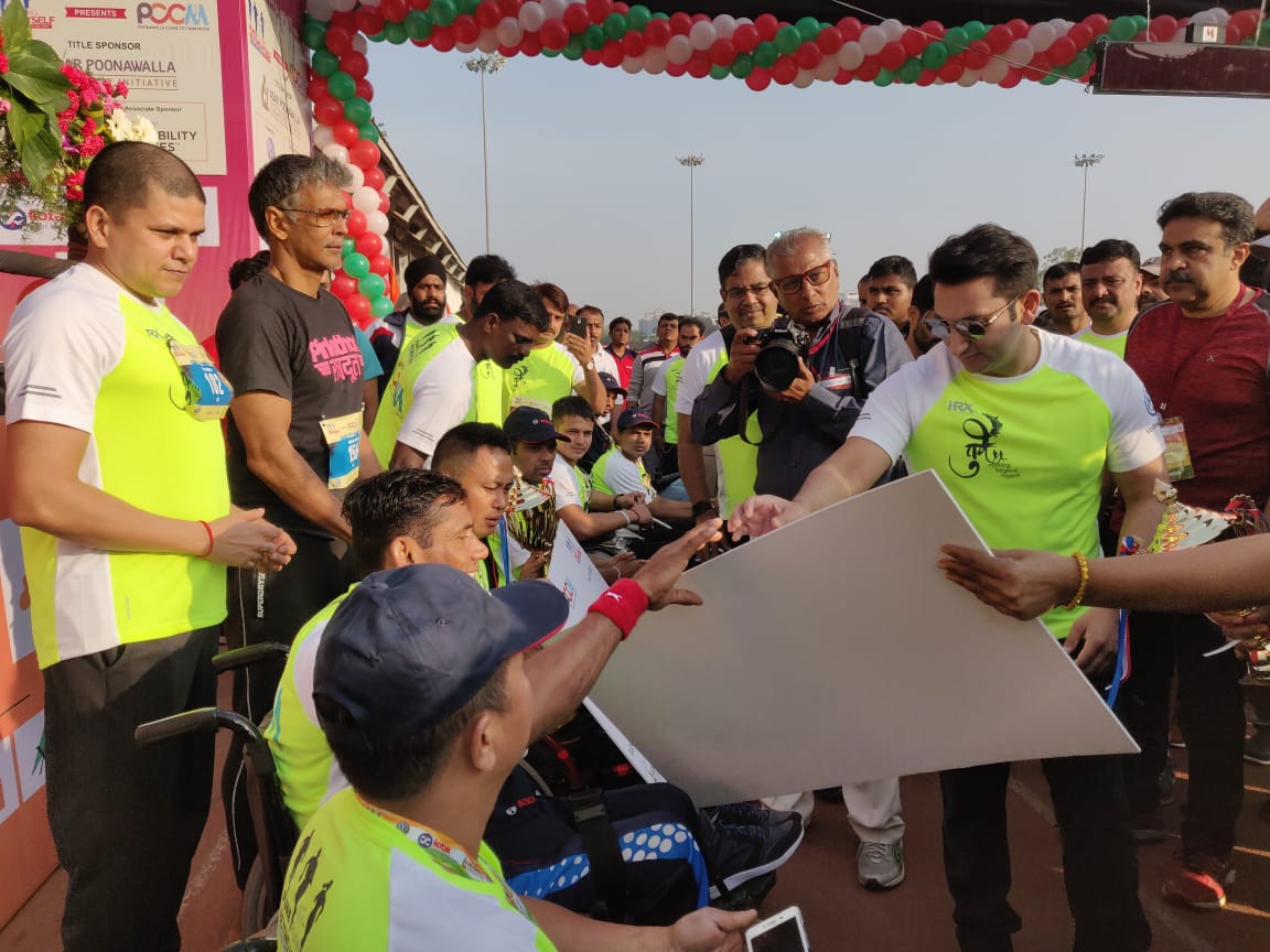 adarpoonawalla's tweet image. Congratulations to the runners of the paraplegic category that included war veterans like Mr Bhopal Singh, who captured our hearts and defied all odds to be an inspiration to the rest of us. #PCCM #PoonawallaCleanCityMarathon