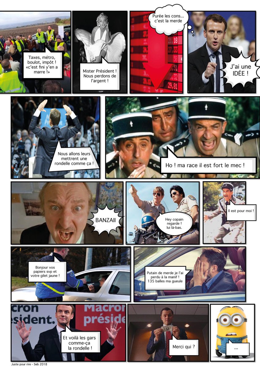 CocaudS's tweet photo. La petite inspi du lundi juste pour rire ☺️✌️❤️ #giletsjaunes #humour bisous Twitter bon Lundi. @GiletsJaunesFr @lesgiletsjaunes attention à vos gilets après les manifestations. 😉💪 https://t.co/3oTb65FDFv