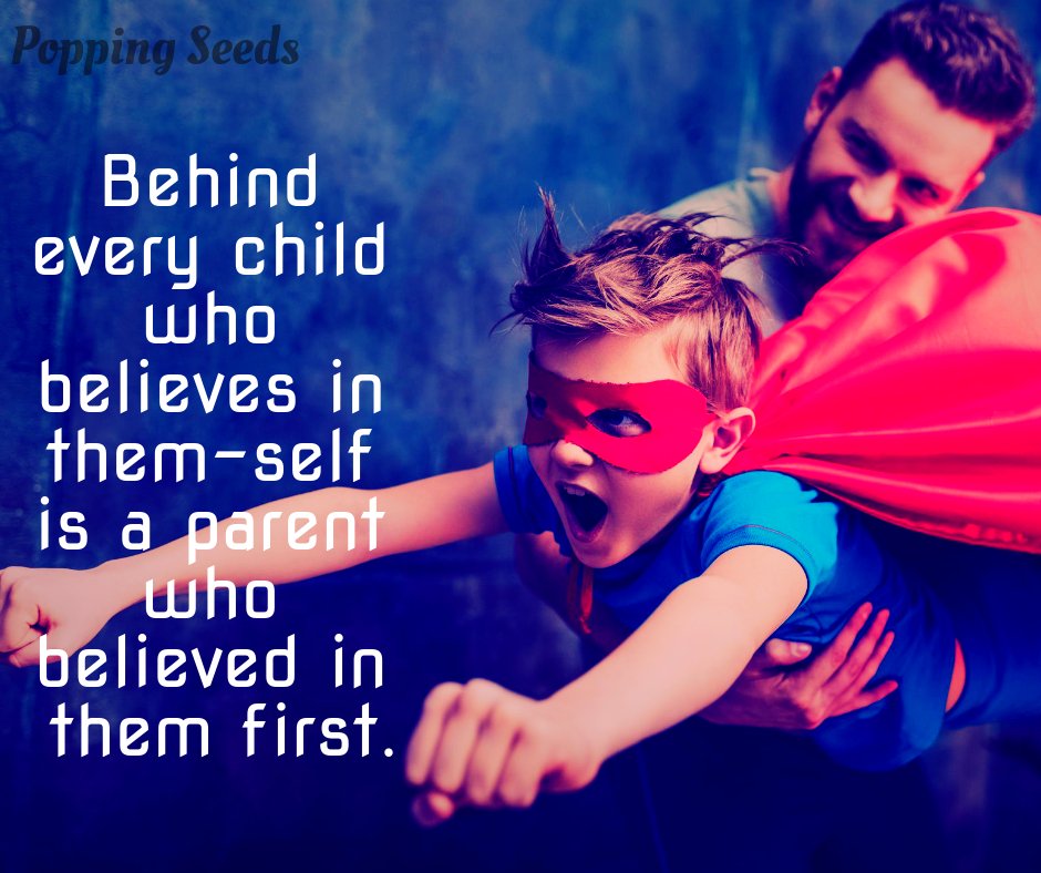 SeedsPopping's tweet photo. In the moment of failure, your kid needs to know that you believe in him/her. That is how they will start believing in them-self. 
#PSTweets #ParentingTips #SelfConfidence #selfesteem #Believe #MondayMotivation #parenting https://t.co/H7j2Gc7QHc