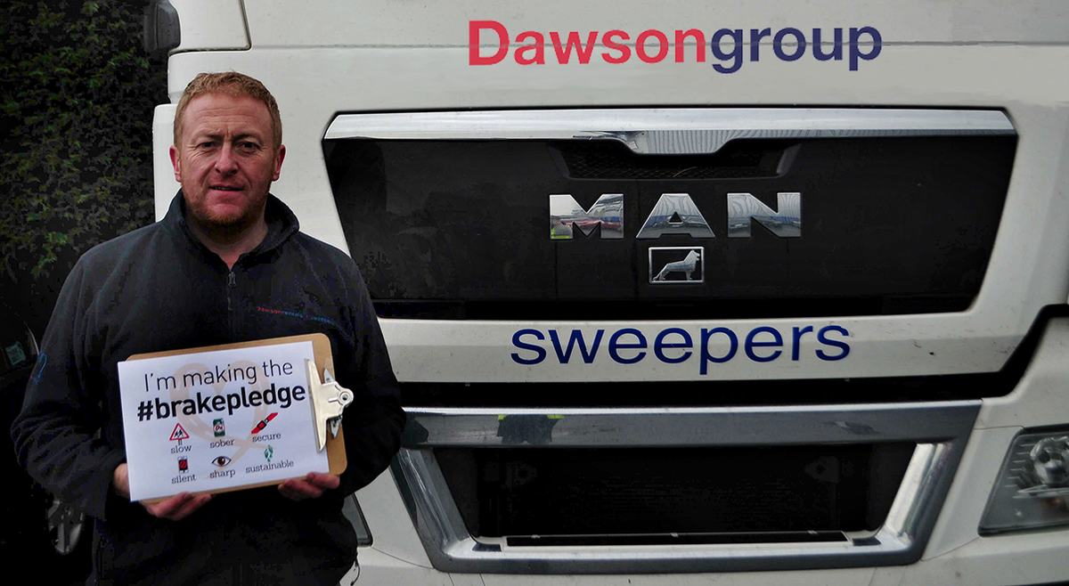 Dawsongroupemc's tweet photo. We are proud to say our drivers are trying to make roads safer through sticking to the Brake Pledge!
Following the six pledge points:
-Slow
-Sober
-Secure
-Silent
-Sharp
-Sustainable
@Brakecharity #RoadSafetyWeek #BrakePledge https://t.co/97UiCwgItP