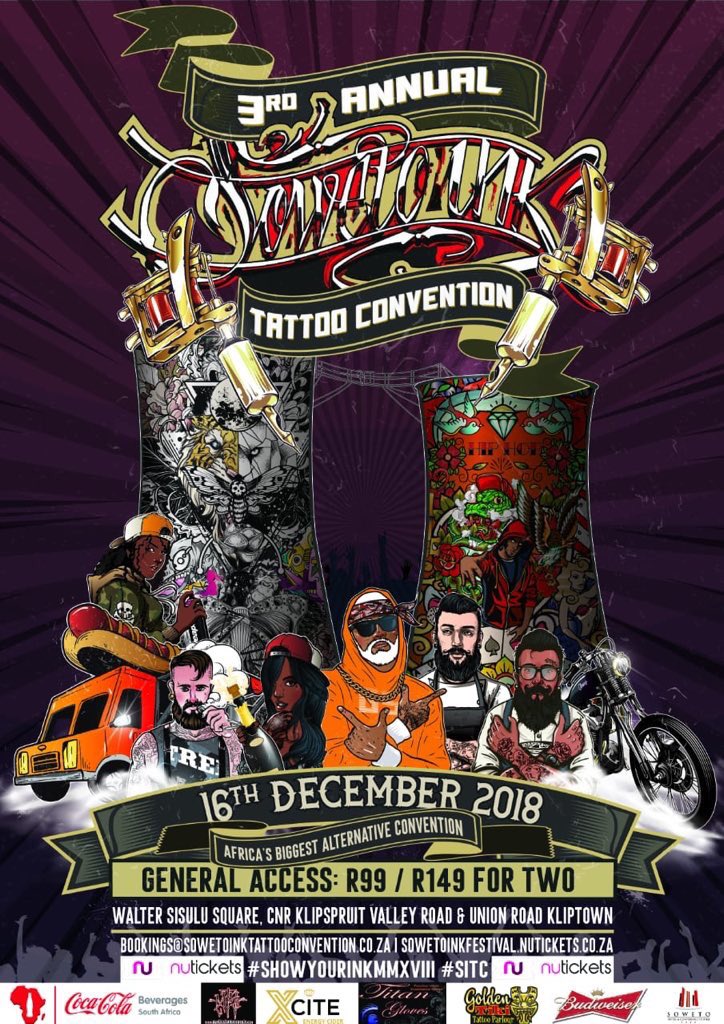 sowetoiink's tweet image. 📆16 December 2018
📍Walter Sisulu Square, Kliptown, Soweto

Get Your Tickets 🔌🔌🔌

#SITC