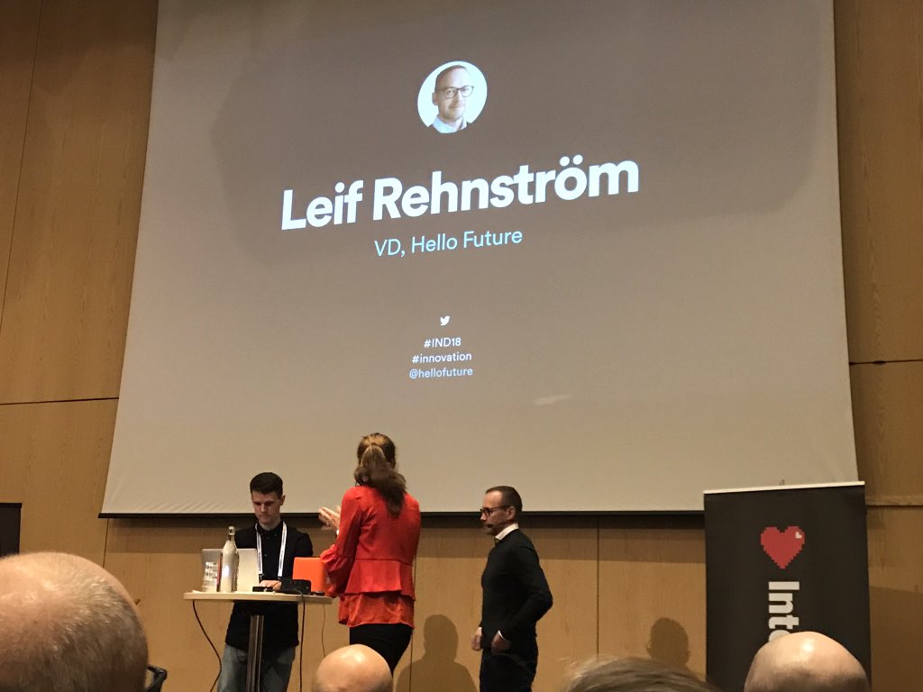 MarieLarsson1's tweet image. Från inspiration till innovation. Mycket att ta in på Internetdagarna #ind18 #hellofuture @postello #skellefteå