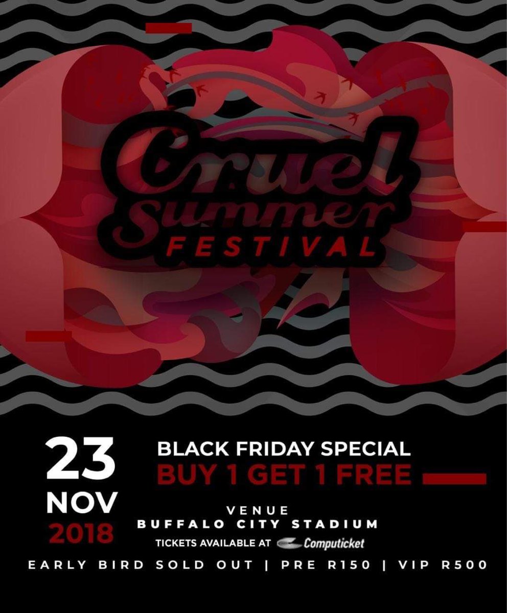 Nasssi_M's tweet photo. Head out to @Computicket this Friday only and get you two tickets for the price of one (applies to General access only) 😉 #CSFest2018 https://t.co/Im51iWfstY