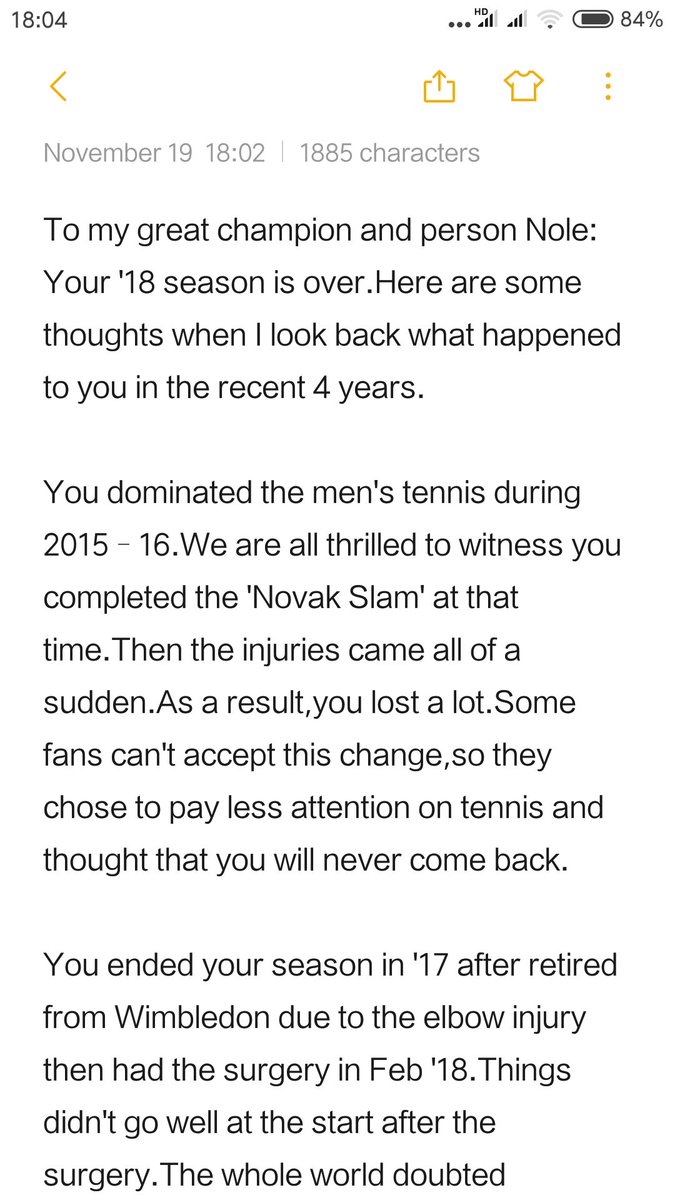 S_Benjaming's tweet photo. To my great Champion and person @DjokerNole : https://t.co/YDVFPexolb