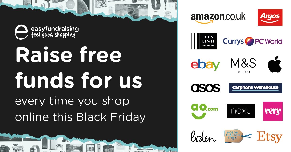 FOSHSHS's tweet image. Remember to shop via @easyuk when doing your #BlackFriday shopping. You'll raise money for FOSH Friends of Shoeburyness High with every online purchase you make and it’s completely FREE! To find out more, visit: easyfundraising.org.uk #blackfriyay