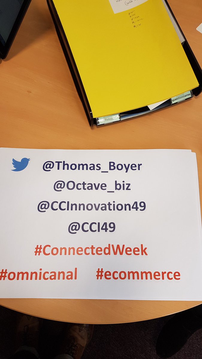 didreveau's tweet photo. ✍ 🔌derniers préparatifs pour le petit déj " #commerce et #numerique " ⏱demain @CCI49 #connectedweek 📡 avec @Thomas_Boyer @Octave_biz 
⚠️inscriptions de dernière minute par ici ➡️https://t.co/CjsycH4Wso https://t.co/VpGcGKG0qn