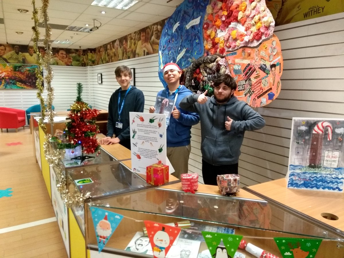 ticket_ccn's tweet photo. @norwichcollege students are in the @CastleMall selling the Advent calendars and Christmas cards they helped design! Come and see us and help to develop our employment skills #norwich https://t.co/mq1V9VimGi