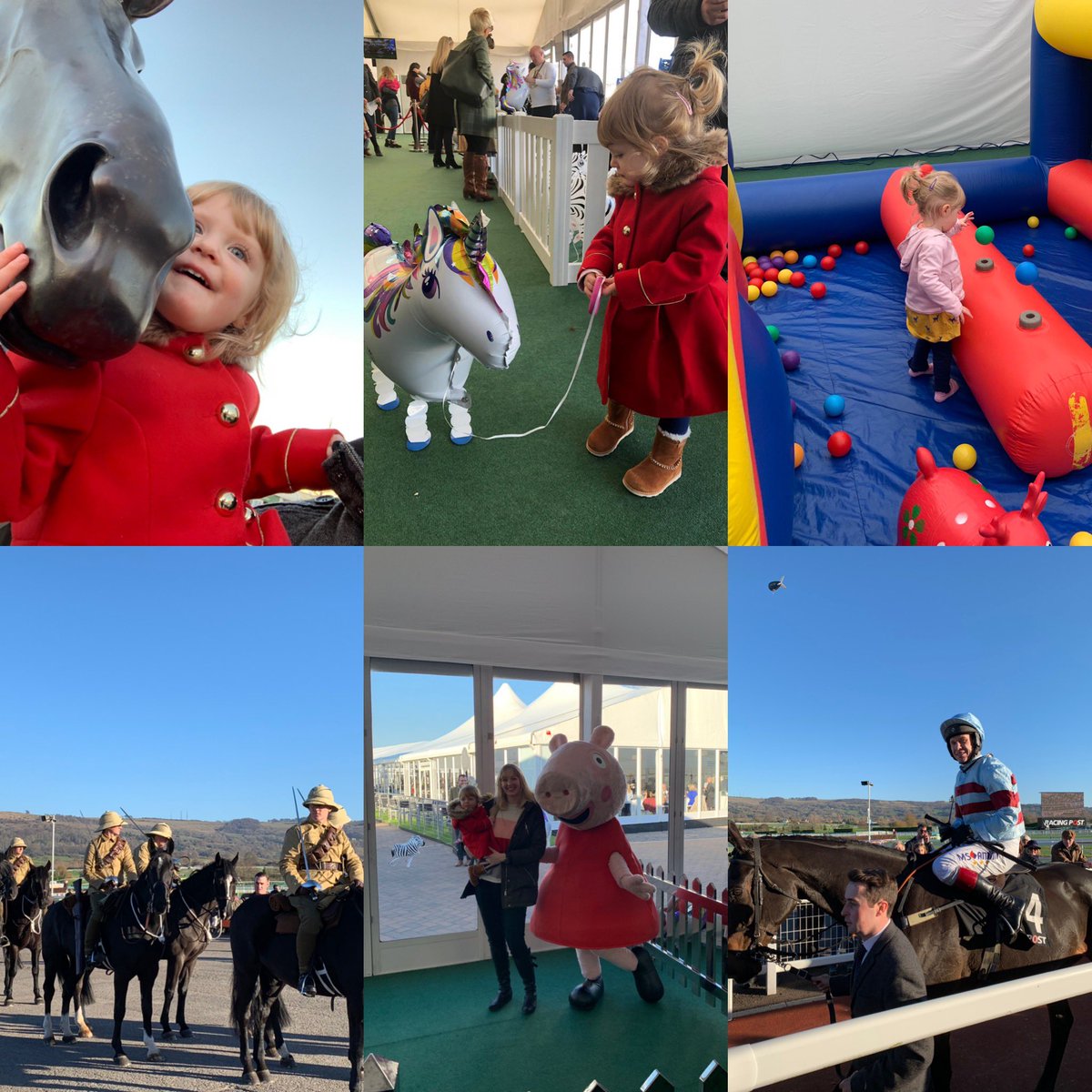 robculli's tweet photo. Had the best day @CheltenhamRaces yesterday with @VLCulli the kids fun zone was a great touch especially @peppapig being there! #ComeRacing https://t.co/GOjflipw3S