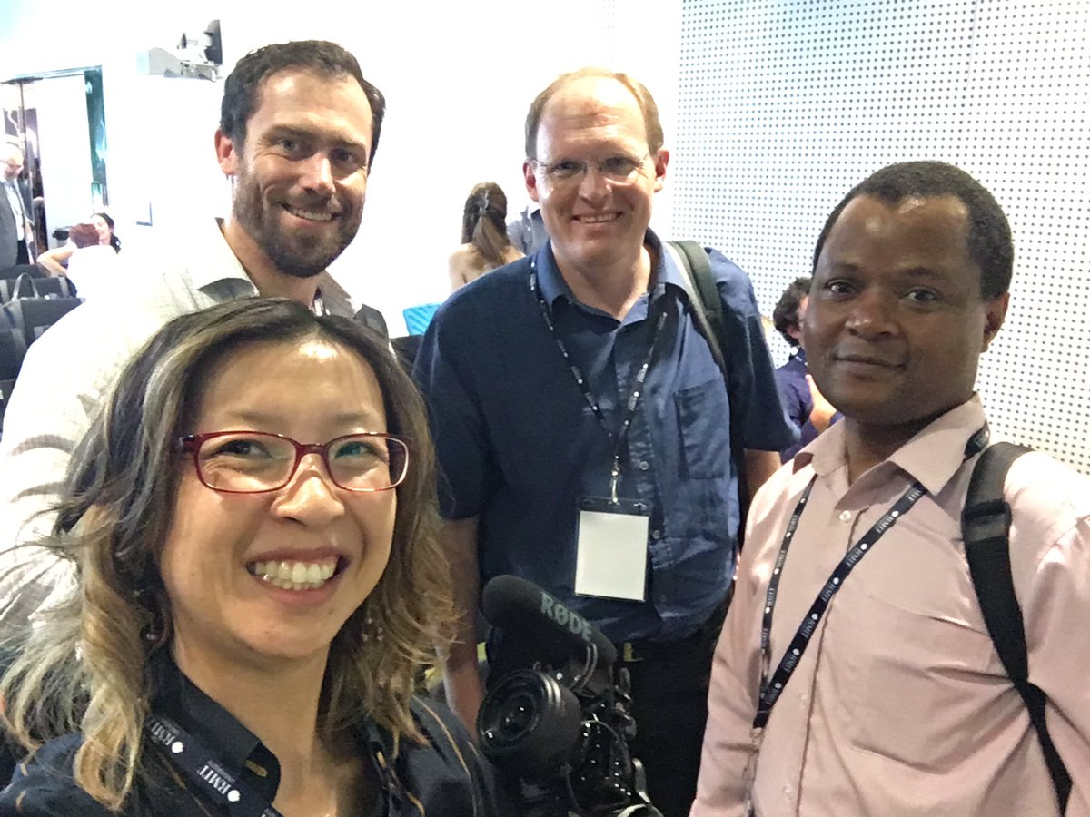 AmandasAudit's tweet photo. Hanging out with @drdavebond @sa_coetzee @SeedwellT at  #rmitAEC https://t.co/RRrkBUYzcv