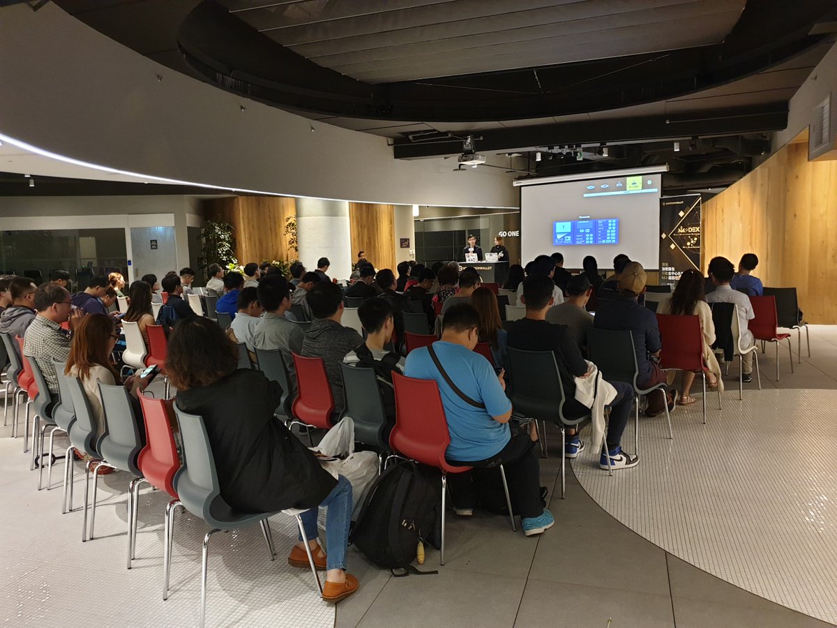 MMUI_Official's tweet photo. We had a great reception at the MeetUp in Taiwan. Thank you @BlockTempo, @StamfordHwang from @airswap and all the attendees! #SovereignWallet #TaiwanMeetUp #Taipei #Blockchain #SmartWallet #MUIToken #MDEX #DecentralizedExchange #MetaBlockchain https://t.co/L9DJzbY2Uh