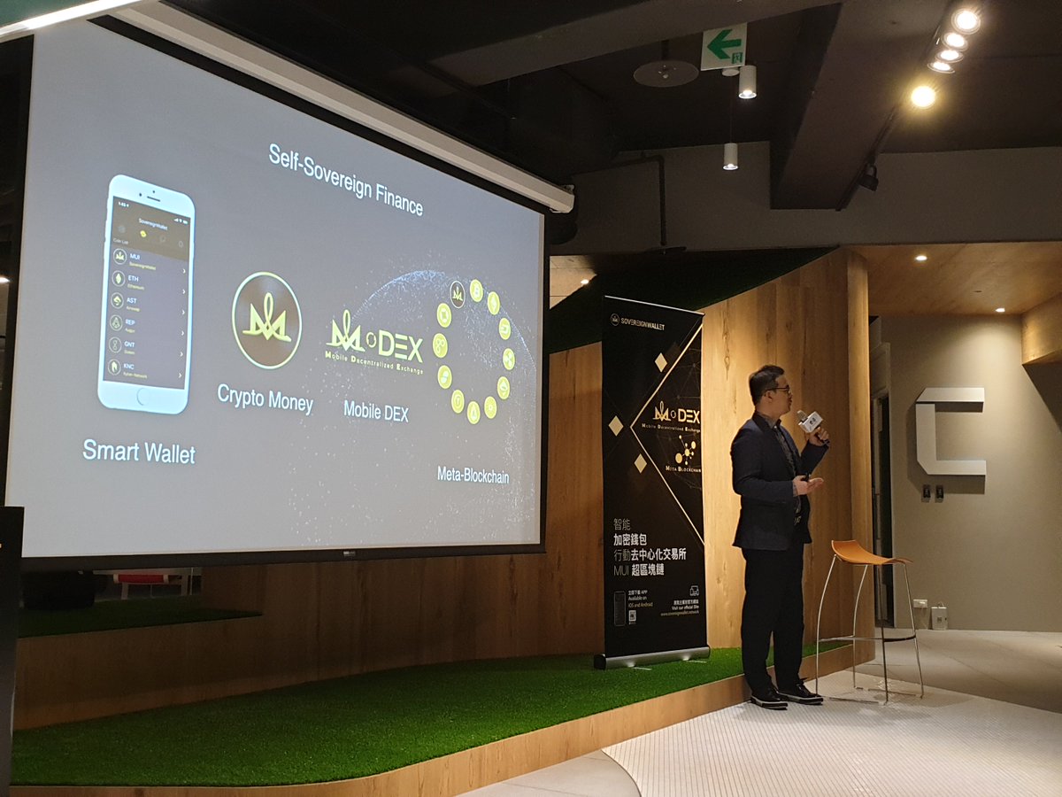 MMUI_Official's tweet photo. We had a great reception at the MeetUp in Taiwan. Thank you @BlockTempo, @StamfordHwang from @airswap and all the attendees! #SovereignWallet #TaiwanMeetUp #Taipei #Blockchain #SmartWallet #MUIToken #MDEX #DecentralizedExchange #MetaBlockchain https://t.co/L9DJzbY2Uh