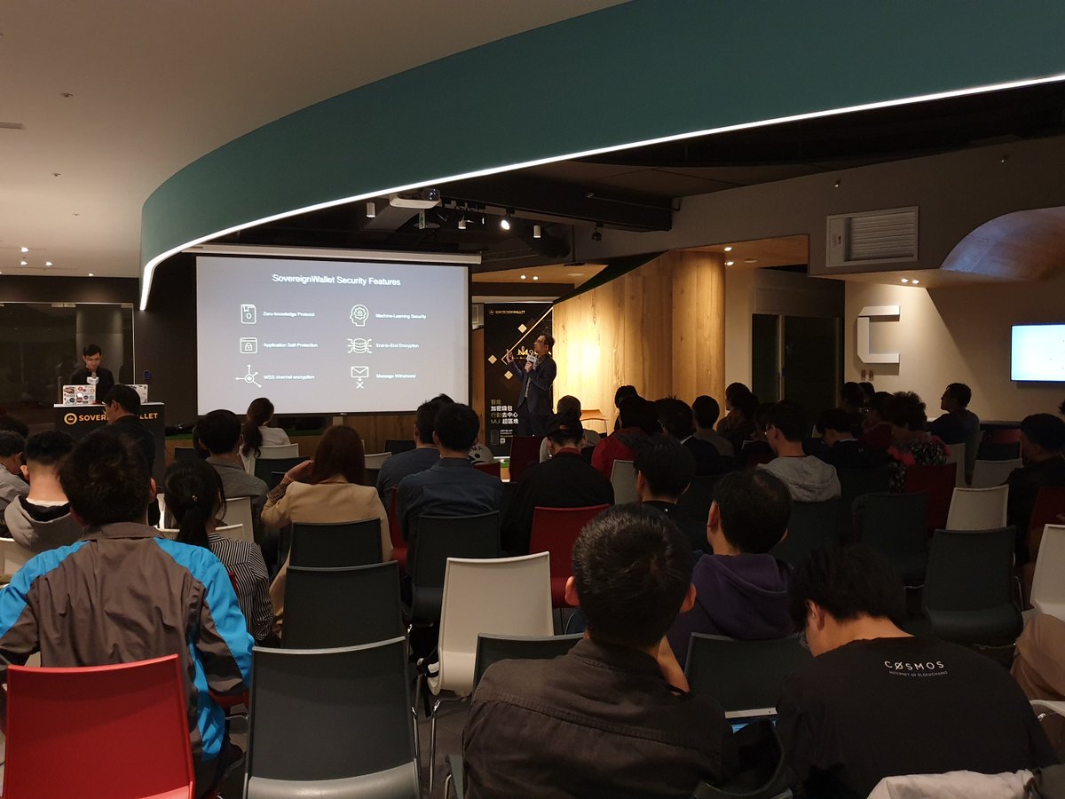 MMUI_Official's tweet photo. We had a great reception at the MeetUp in Taiwan. Thank you @BlockTempo, @StamfordHwang from @airswap and all the attendees! #SovereignWallet #TaiwanMeetUp #Taipei #Blockchain #SmartWallet #MUIToken #MDEX #DecentralizedExchange #MetaBlockchain https://t.co/L9DJzbY2Uh