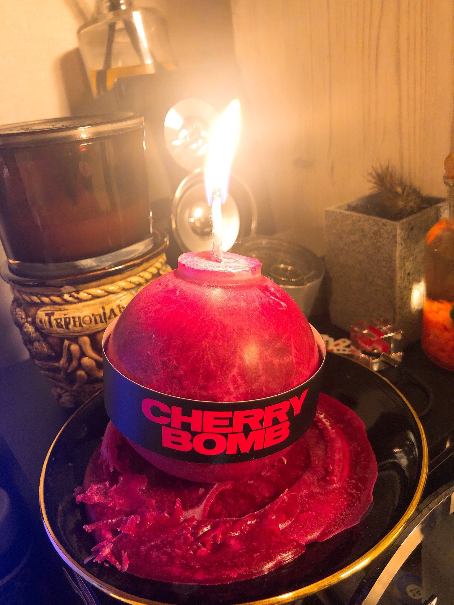 NCT127 Cherry bomb キャンドル NCT127 Cherry bomb キャンドル SUM Goods - NCT127 Cherry Bomb