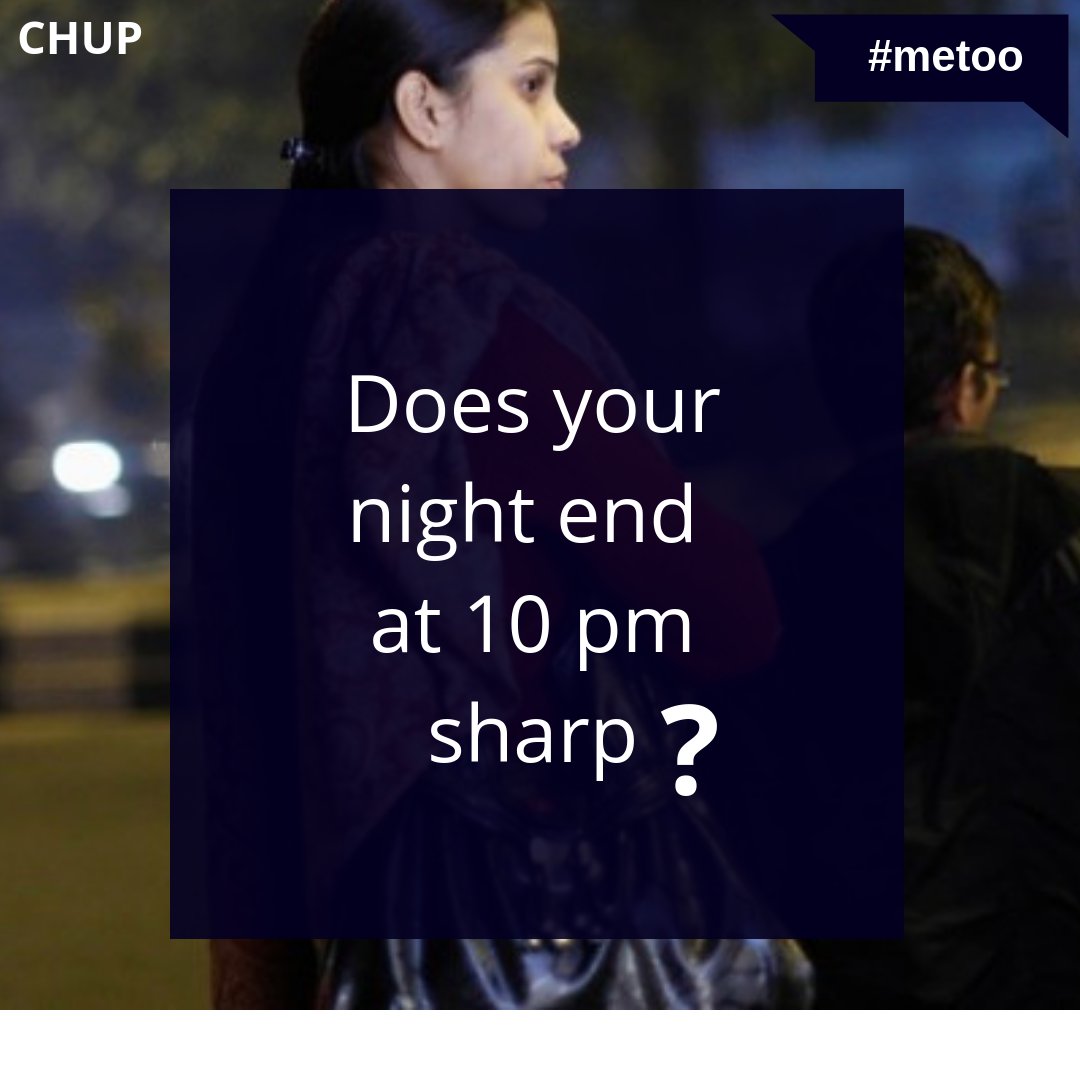 ChupTheBook's tweet photo. Why do you feel that you should reach home as soon as possible after its dark? Share your thoughts with us.
#ChupTheBook #MeTooIndia #MondayMotivation https://t.co/QpftxDlVuE