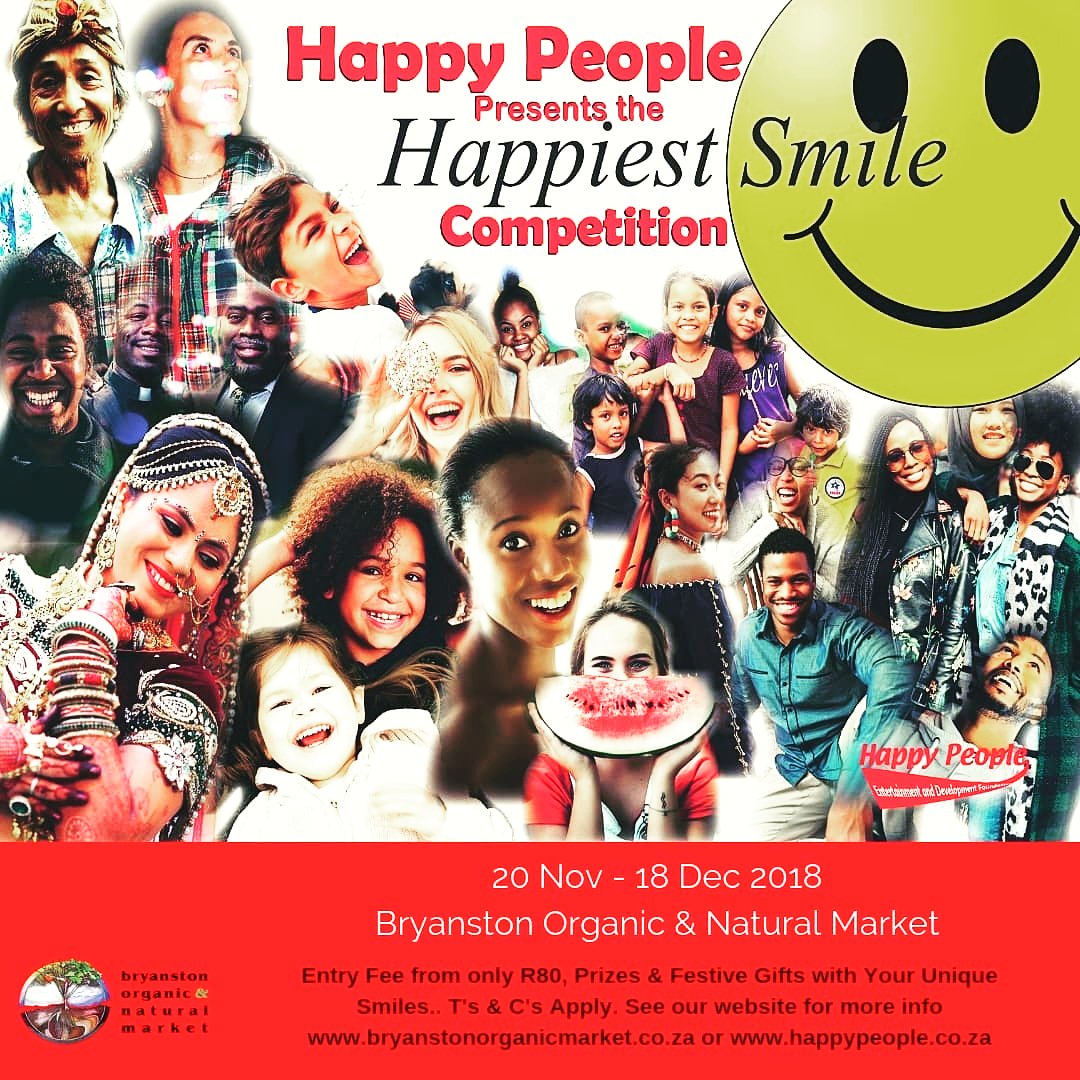 BryOrgMarket's tweet photo. It's all doom and gloom ..so we're thinking a Happiest Smile Competition is needed. Starts Tues 19th at #moonlightmarkets. @JohannesburgIYP @Sandton_News @JhbGuesthouses @discover_joburg @getitjhbnorth https://t.co/zIHN3dheAo