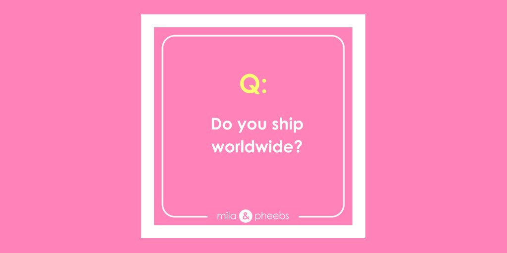 Yes we do!! 
Simply enter your details when ordering and it will show the delivery charge (don't forget it's free UK delivery on subscriptions!).