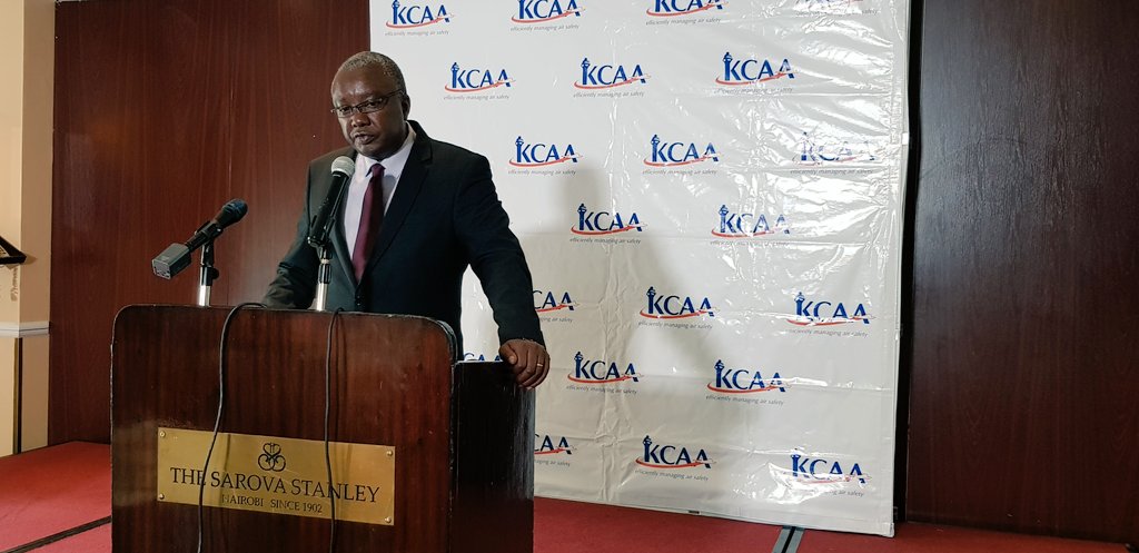 KCAA Director General Capt. <a href="/GilbertKibe/">Capt. Gilbert M Kibe</a>: "We are honoured and indeed it is a proud moment for us to host one of the biggest global aviation events."

#ICAN2018Kenya