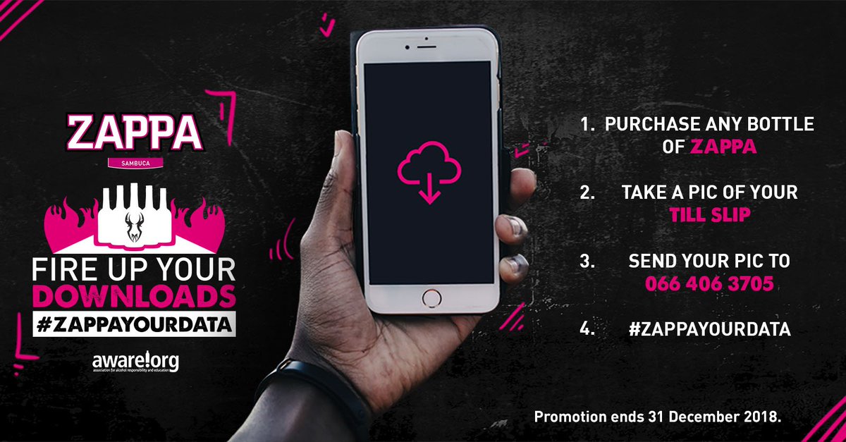 "What’s the newest, best airtime/data deal and where can I find it?” Said everyone ever. The answer? R30 airtime or 100MB data for free! Who has it? We do! WhatsApp and win. #FireYourSoul #ZappaYourData #Zappa #staycurrent #buy #share #win