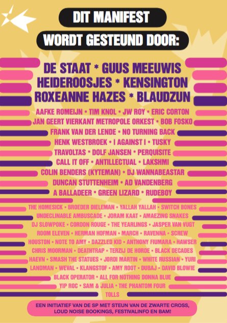 peterkwint's tweet image. Volgens de minister is er geen steun in de sector voor een wet tegen woekerhandel met concertkaarten

Vandaag krijg ik steun van @destaat, @KensingtonNL, @Guusmeeuwis, @RoxeanneHazes, @Blaudzun, @aafkeromeijn en @heideroosjes. Van @zwartecross tot @festivalinfo. 

Regel dit!