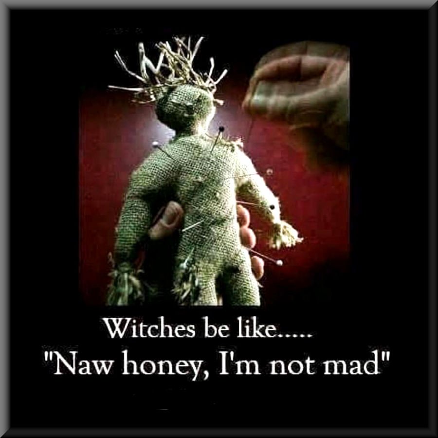 Alchemy669's tweet photo. I'm not mad...๐๐๐ช๐ช๐ช #alchemy6 @witch #witchcraft #voodoo #justkidding #mightbekidding https://t.co/jbq9SZTaYo