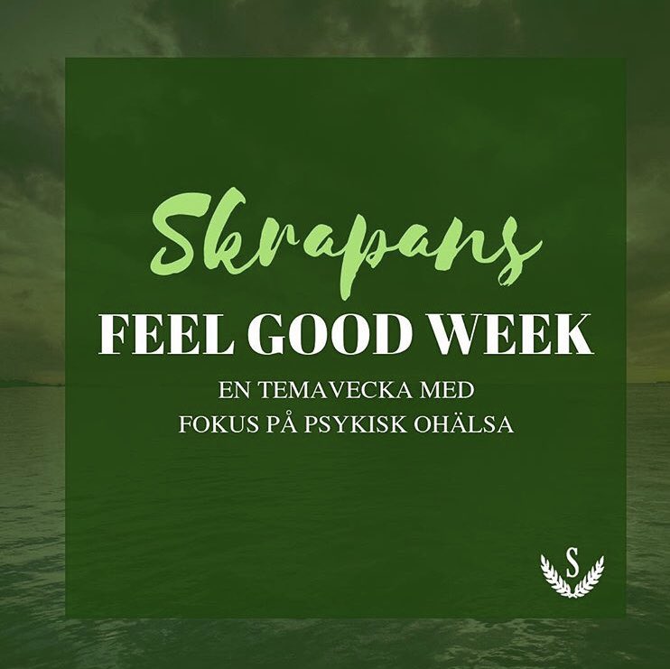 Skrapanselevkar's tweet photo. Hoppas alla haft en bra helg och är redo för en ny vecka! Denna vecka har vi ordnat en tema vecka med fokus på frågor kring psykisk ohälsa och att FEEL GOOD🌟 Håll utkik på våra sociala medier för att se vad som händer!💚#elevkår https://t.co/mpGuHRJX6d