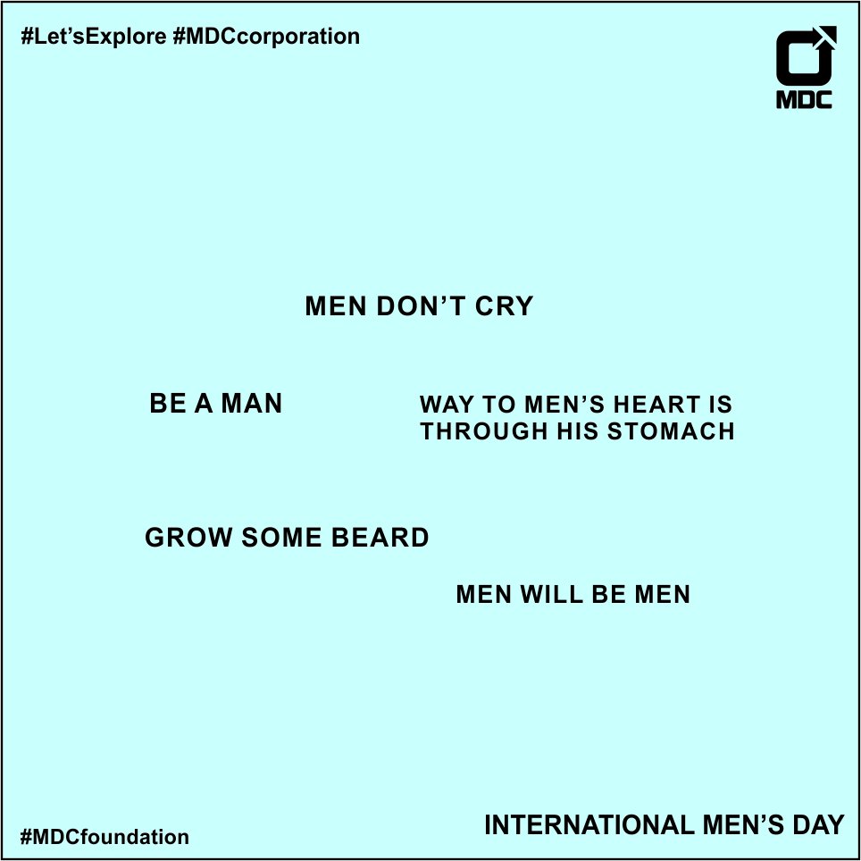 MDC_Concepts's tweet photo. Men have a suicide rate 3 times higher than women. 
This #InternationalMensDay let’s pledge to take care of each other, help each other get through tough times…

#MDCCONCEPTS #MDC #MDCGroup #MDCFamily #Pune #MensDay #InternationalMensDay2018 #MensDay2018 https://t.co/jhiQHMgVGr