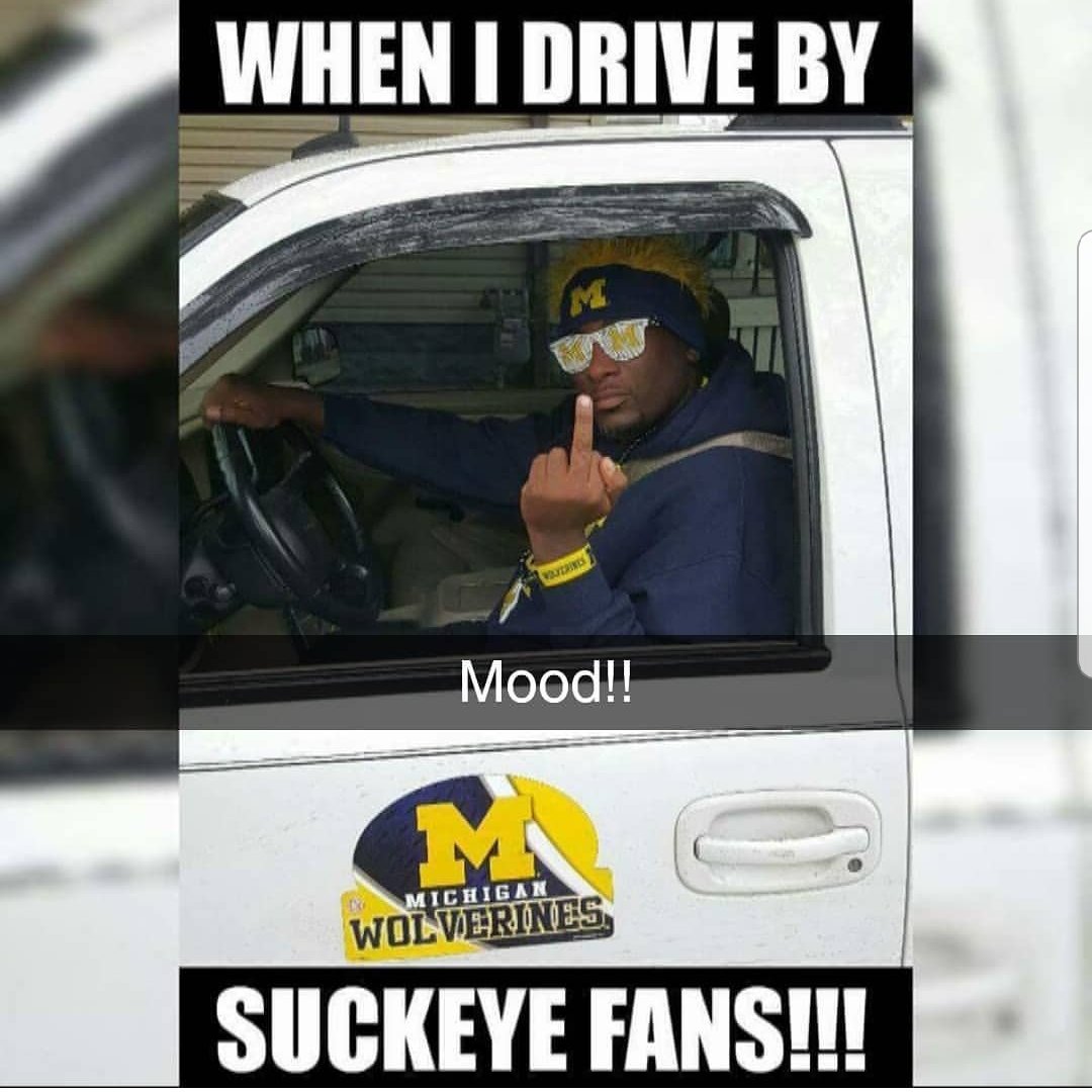 DominicGoBlue's tweet photo. Yep, this is how I feel right now!!! 🤣🤣🤣 #BeatSuckeyeWeek #GoBlue #BUMS #RevengeTour https://t.co/SPw0yGSo1f