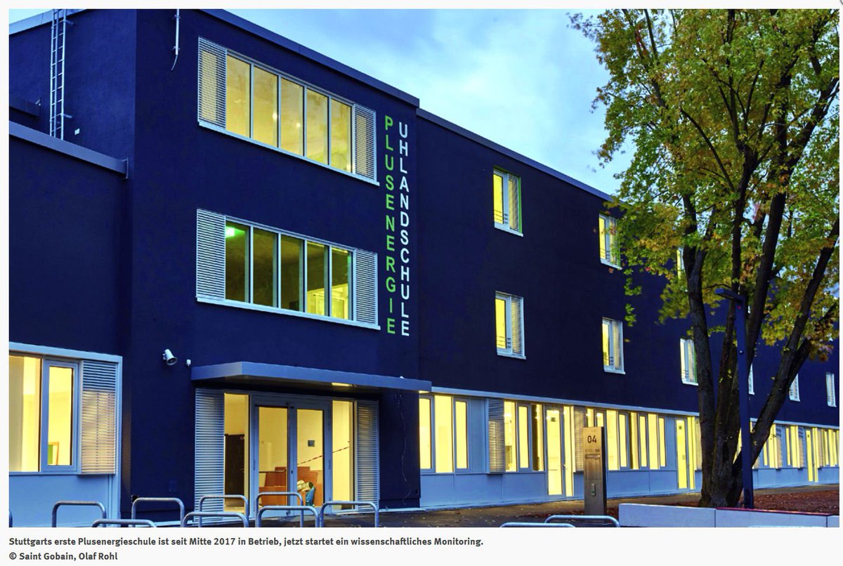 BINEinfo's tweet photo. Schulsanierung: #Wärmepumpe, Vakuumdämmung, #Photovoltaik-Anlagen - viel Hightech wurde eingebaut, um die Grund- und Werkreal-#Schule aus den 1950er Jahren energetisch auf Vordermann zu bringen. Erfolgreich? https://t.co/bFZDSS0gPO https://t.co/kmYnQT5Xu6